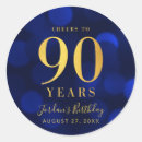 Suche nach 90 geburtstag aufkleber Elegant