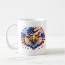 Recherche de nous aigle tasses Fierté américaine