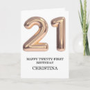 Suche nach 21 geburtstag karten Elegant