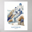 Recherche de santorini posters Mur de santorini