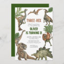 Recherche de 3 rex invitations Pour enfants