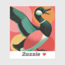 Suche nach vogelkunst aufkleber Retro