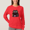 Suche nach mexikanischer tag der toten tshirts Katze