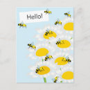 Recherche de abeille fleur cartes postales Abeilles