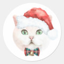 Recherche de chapeau autocollants Noël du chat