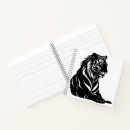 Suche nach weißer tiger kleine notizbücher Schwarz