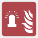 Recherche de alarmes autocollants Alarme incendie