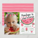 Recherche de motif pastèque invitations Un dans un melon