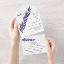 Recherche de violet foncé invitations Initiales