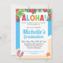 Recherche de aloha graduation invitations Tropical