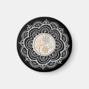 Recherche de argent et or magnets Floral