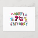 Suche nach für 7 geburtstag postkarten 7 jahre alt