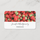Recherche de fraises rouges cartes visite Fraise rouge