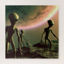 Recherche de alien puzzles Gris