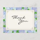 Recherche de blue hydrangea remerciements cartes Monogramme
