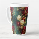 Recherche de fleur blanche rouge tasses Floral
