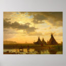 Recherche de sioux poster Albert bierstadt