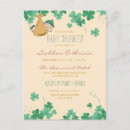 Recherche de shamrocks irlandais invitations Pour elle