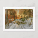 Recherche de scène rurale cartes postales Hiver