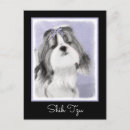 Suche nach shih tzu postkarten Schwarz