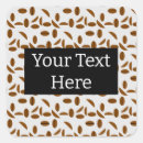 Recherche de grains de café autocollants Moderne