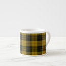 Recherche de noir et jaune tasses Tartan