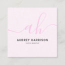 Recherche de monogramme manuscrit cartes visite Minimaliste