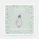 Recherche de pingouins serviettes Anniversaire d'hiver