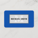 Recherche de bleu de cobalt cartes visite Consultant