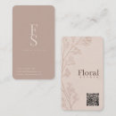 Recherche de tendresse cartes visite Floral