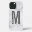 Recherche de marbre gris iphone coques Monogramme