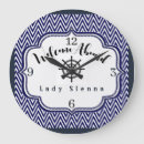 Recherche de une roue horloges Bleu marine