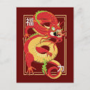 Suche nach roter drache postkarten Glück