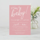 Recherche de coed baby shower invitations Rose