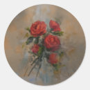 Recherche de red rose autocollants Floral