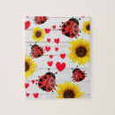 Suche nach ladybug puzzle Herz