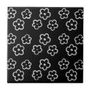 Recherche de floral noir blanc carreaux Boho