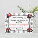 Recherche de partie de coccinelle invitations Adorable