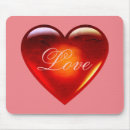 Recherche de amour rose tapis souris Coeur