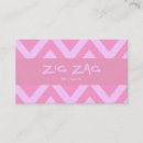 Recherche de zigzag rose cartes visite Cool