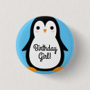 Recherche de anniversaire de pingouin badges Hiver