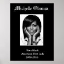 Suche nach michelle obama poster Schwarz