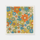 Recherche de années 60 serviettes Floral