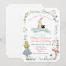 Recherche de alice pays merveille invitations Lapin