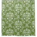 Recherche de damassé blanche verte Motif