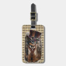 Recherche de steampunk bagages étiquettes Chat
