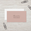 Recherche de monogramme rose cartes visite Fille féminine