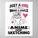 Recherche de cute anime girl posters Japanese