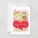 Recherche de petites abeilles cartes postales Coeur