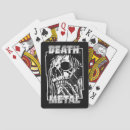 Recherche de mort jeux de cartes Noir et blanc